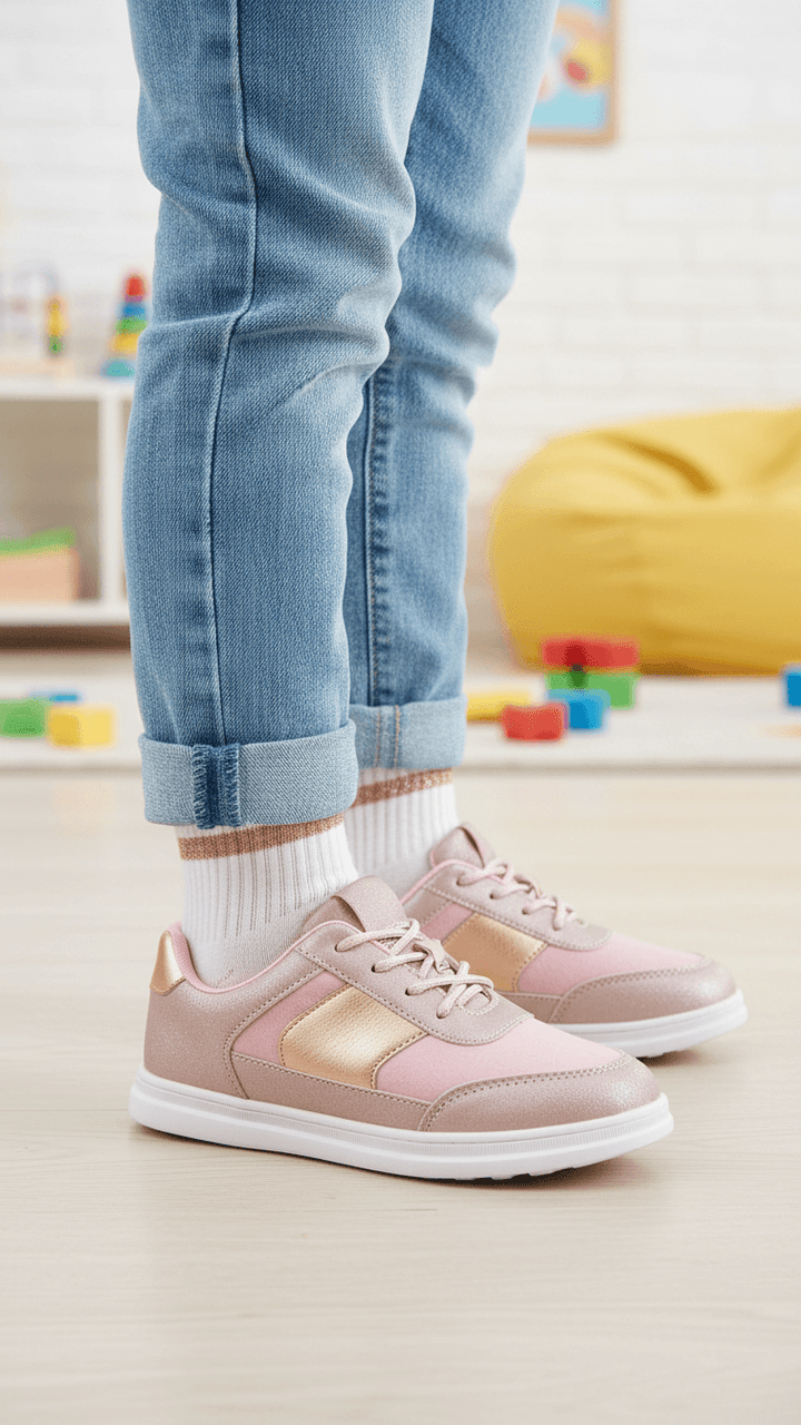 Girls Pink Casual Jogger KD8160