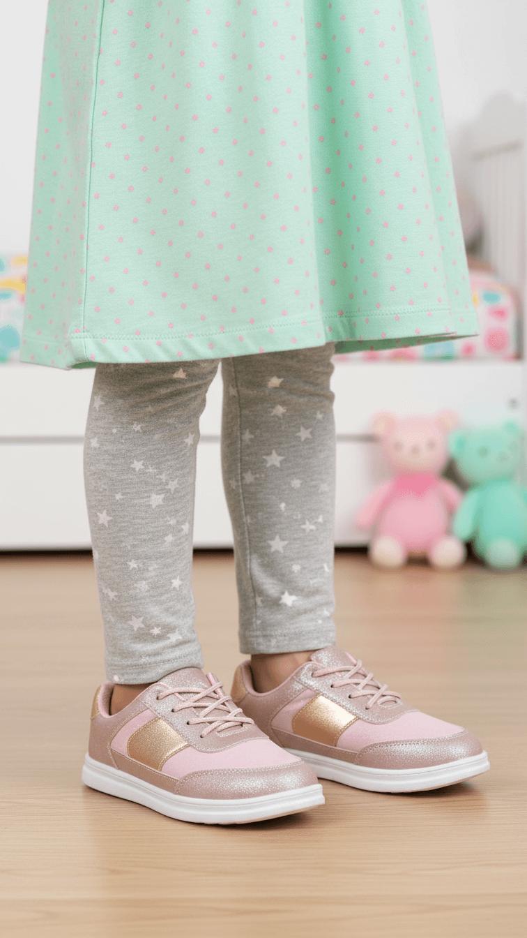 Girls Pink Casual Jogger KD8160