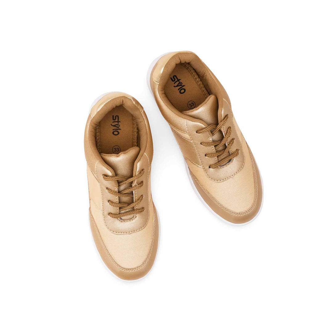 Girls Golden Casual Jogger KD8160