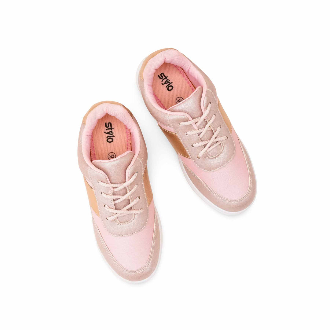 Girls Pink Casual Jogger KD8160