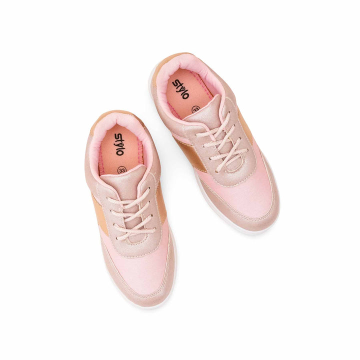 Girls Pink Casual Jogger KD8160