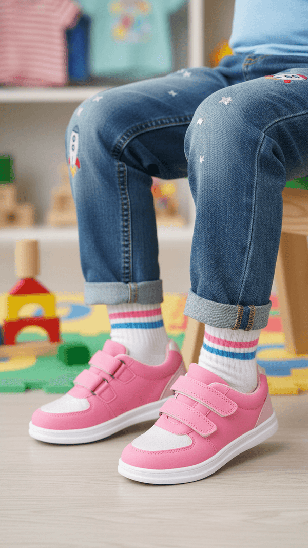 Girls Pink Casual Jogger KD8161