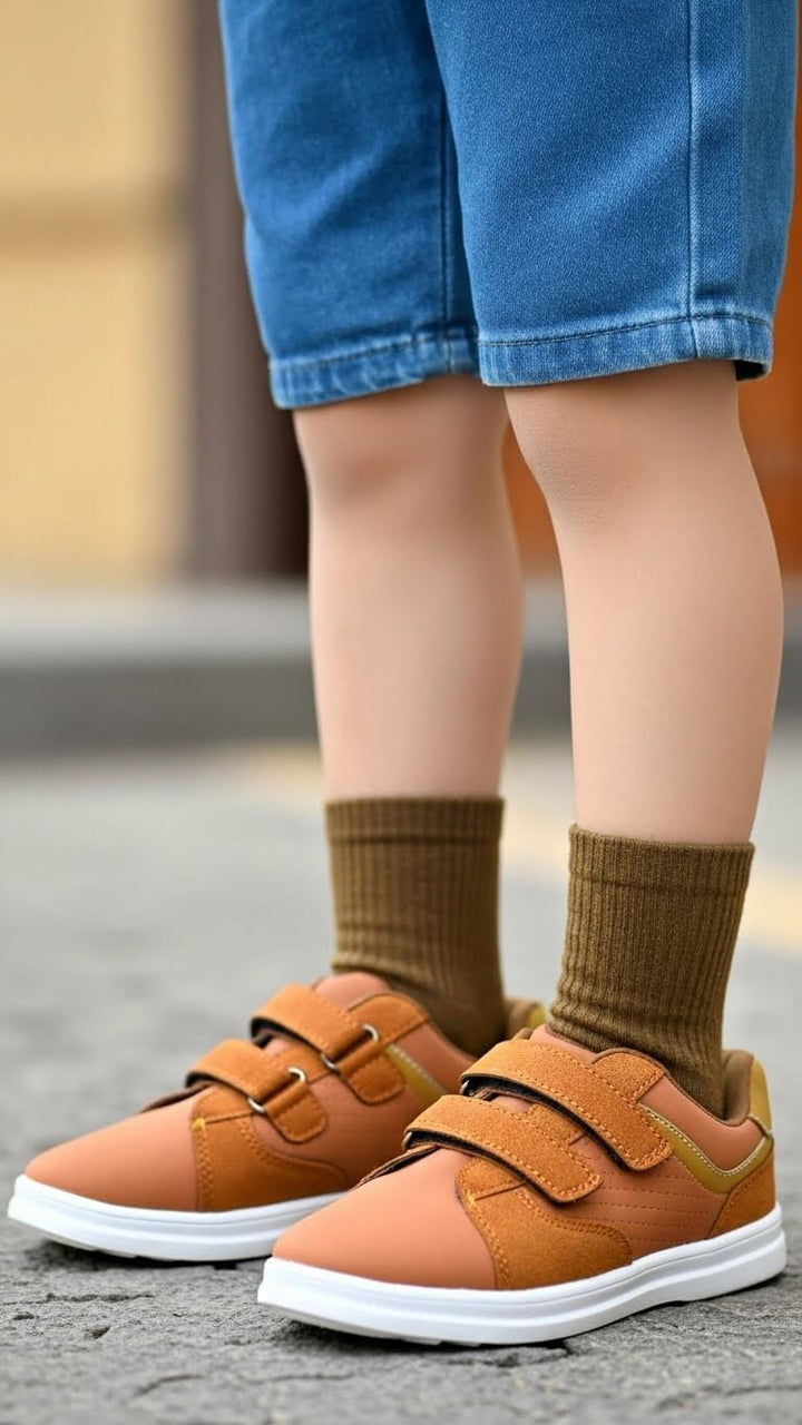 Boys Brown Casual Jogger KD8162