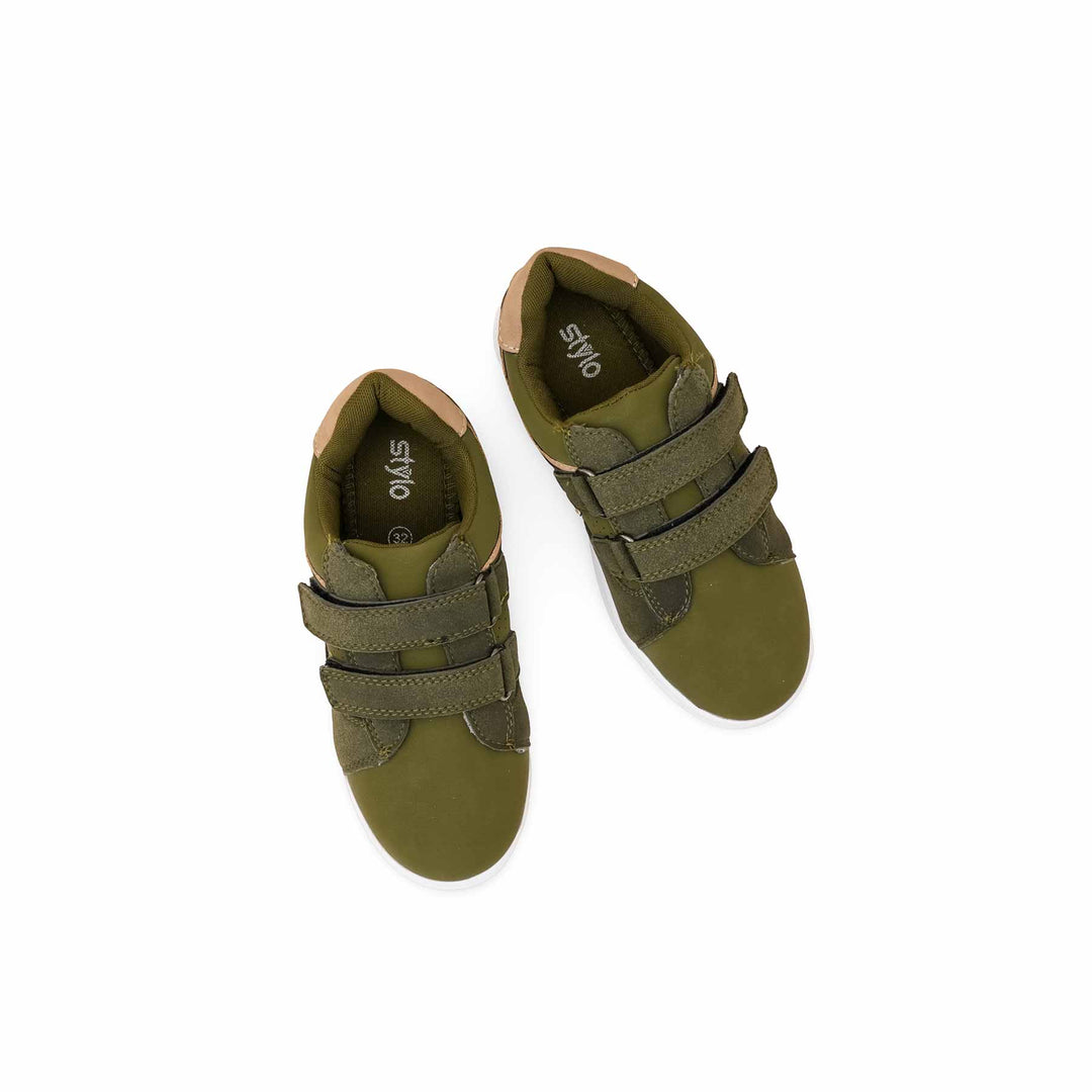 Boys Green Casual Jogger KD8162