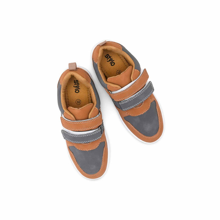 Boys Brown Casual Jogger KD8163