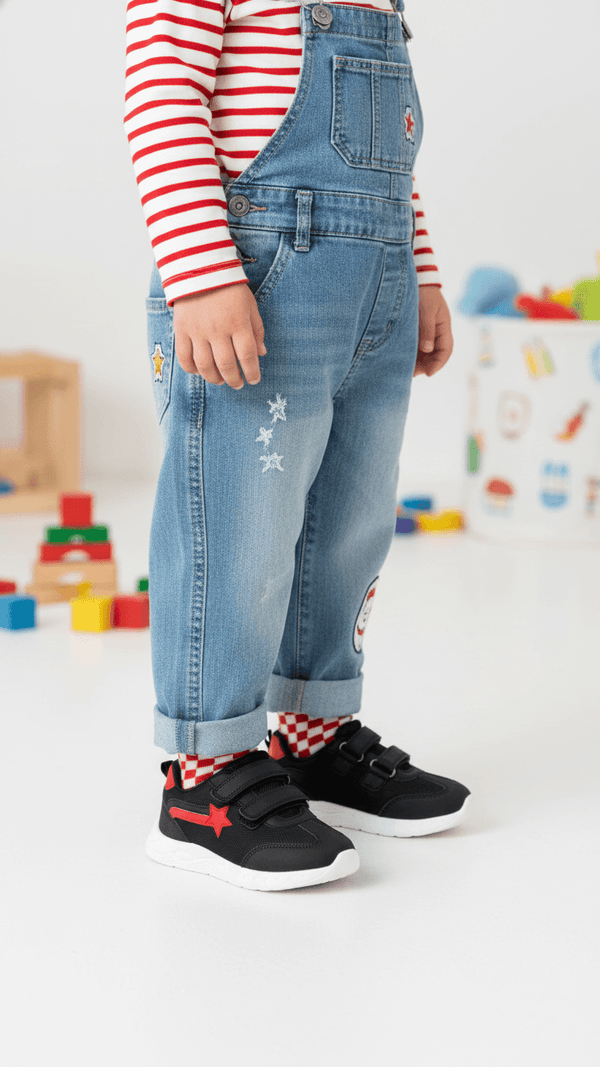 Boys Black Casual Jogger KD8165