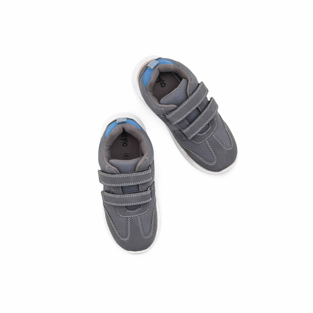 Boys Grey Casual Jogger KD8165