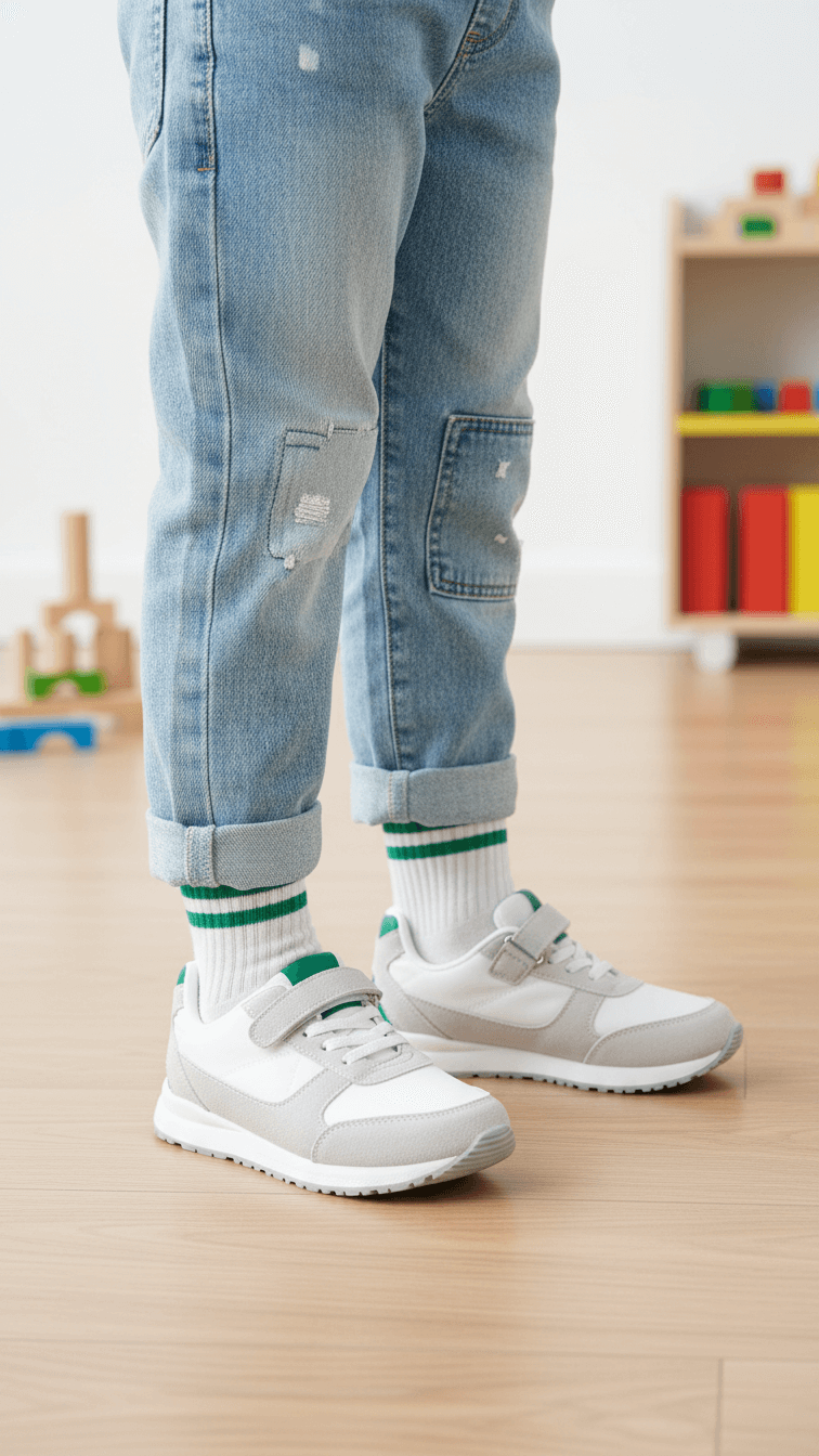 Boys White Casual Jogger KD8167