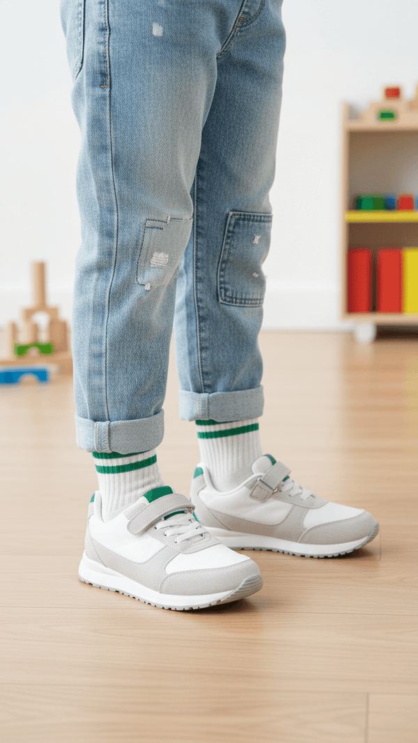 Boys White Casual Jogger KD8167
