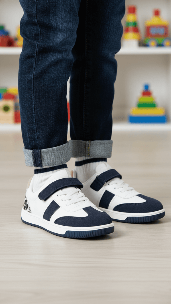 Boys White Casual Jogger KD8168