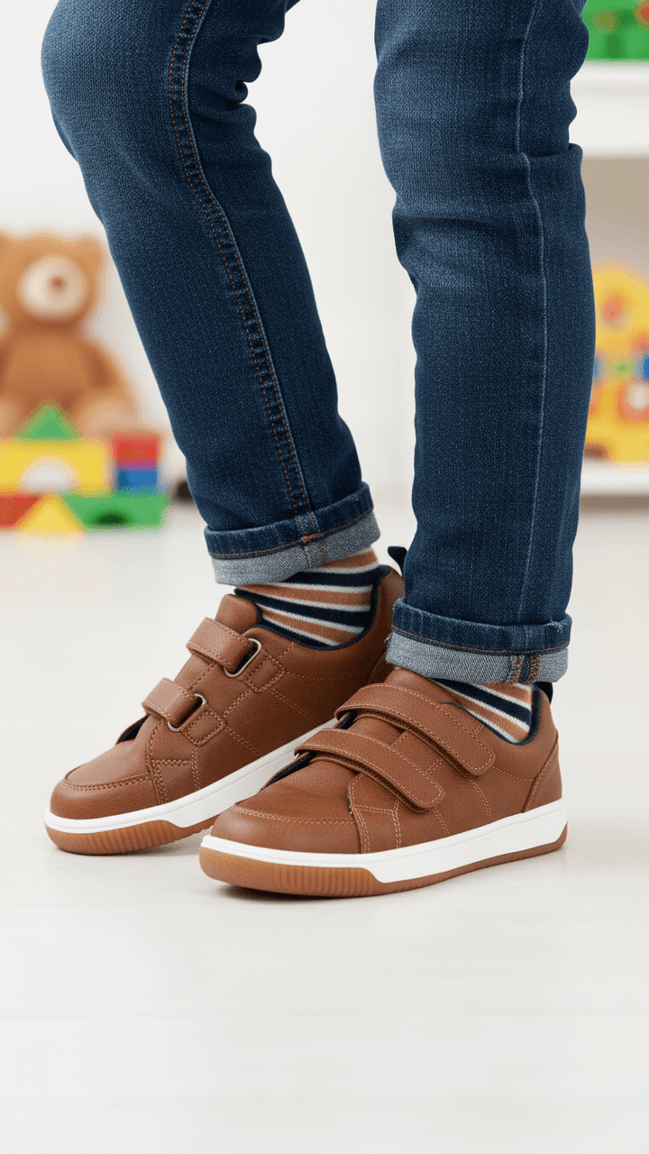 Boys Brown Casual Jogger KD8169