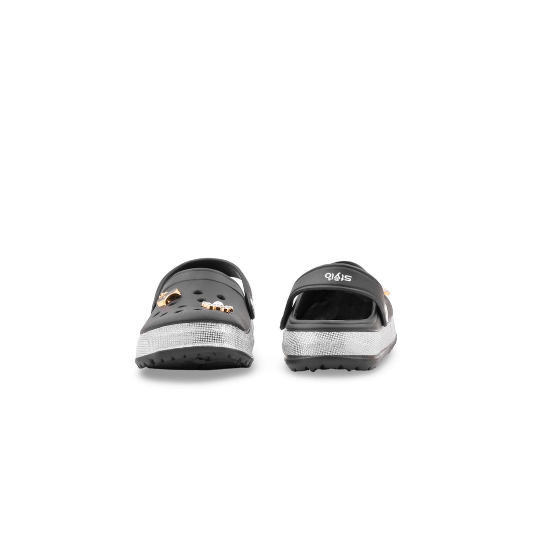 Girls Black Casual Flip Flop KD8218