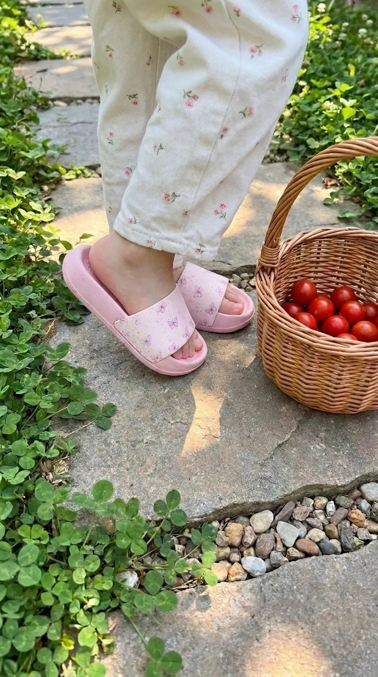 Girls Pink Casual Flip Flop KD8226