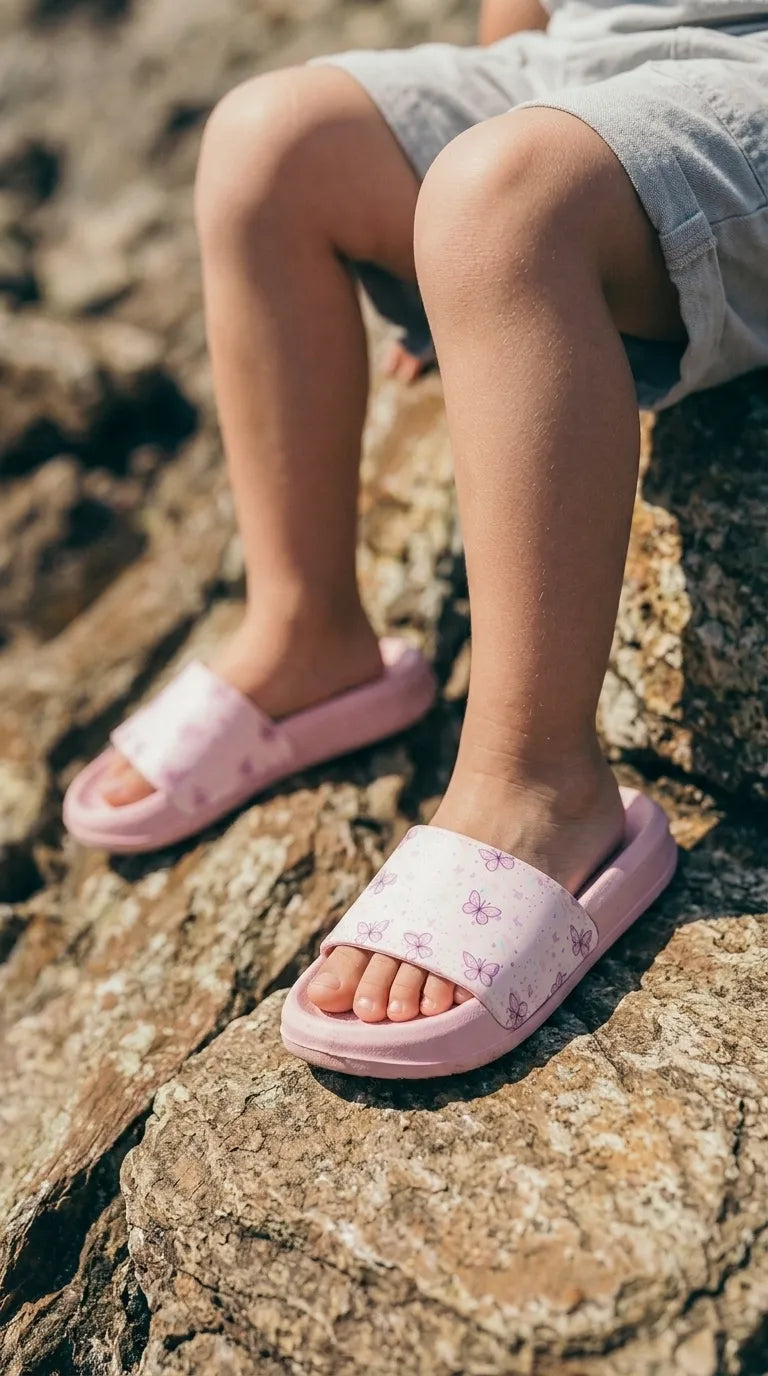Girls Pink Casual Flip Flop KD8227