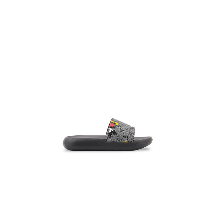 Boys Black Casual Flip Flop KD8241