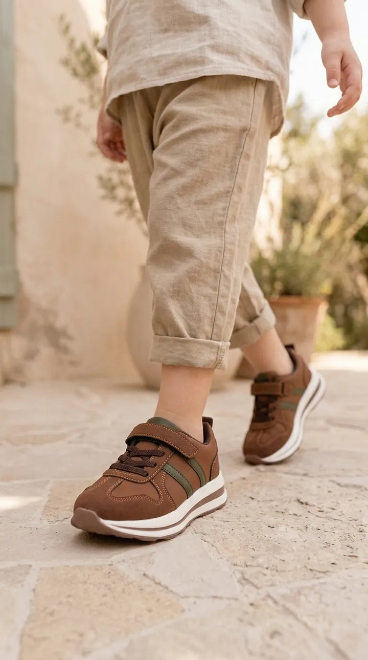 Boys Brown Casual Jogger KD8246
