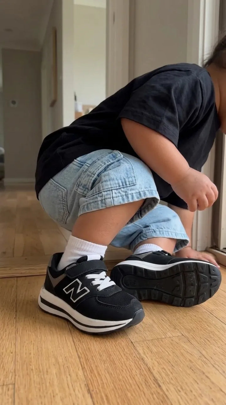 Boys Black Casual Jogger KD8247