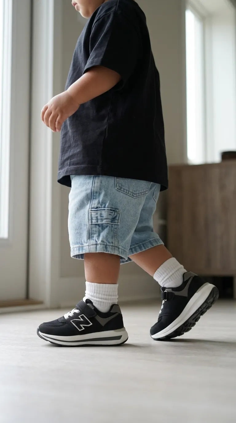 Boys Black Casual Jogger KD8247
