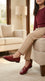 Girls Red Casual Pumps KD8271