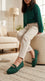 Girls Green Casual Pumps KD8272