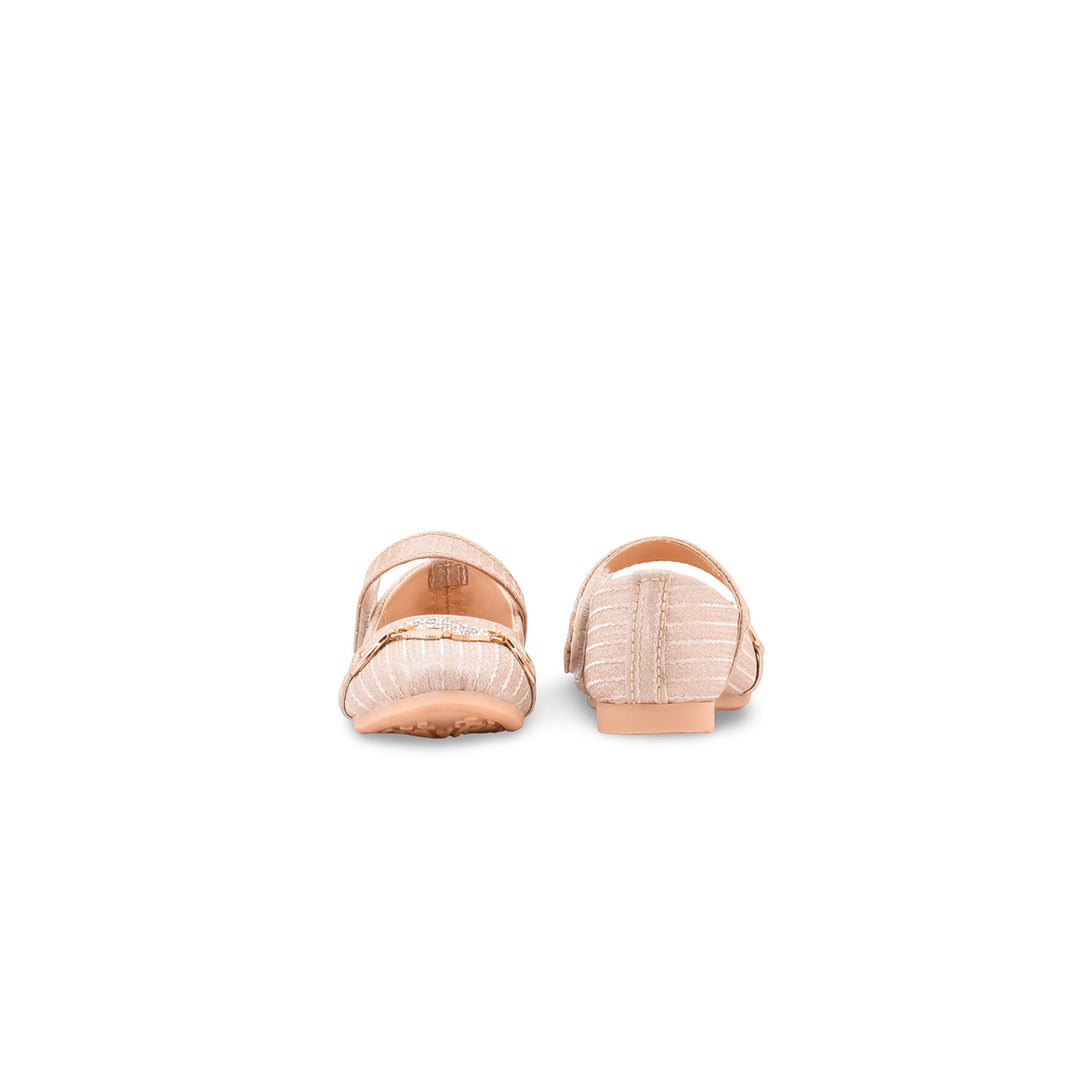 Girls Golden Fancy Pumps KD8278