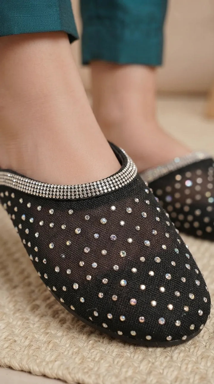 Girls Black Casual Pumps KD8282