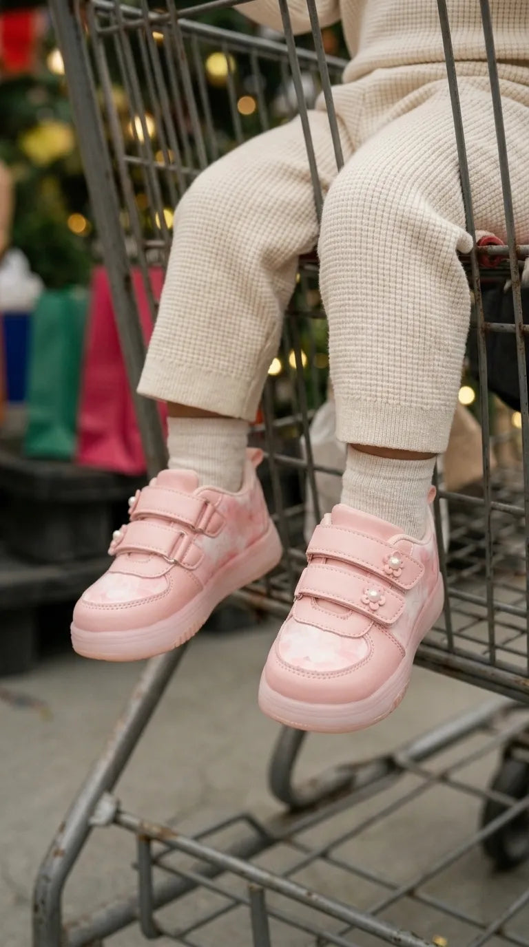Girls Pink Casual Jogger KD8286