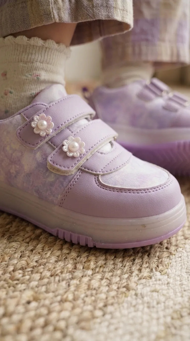 Girls Purple Casual Jogger KD8286