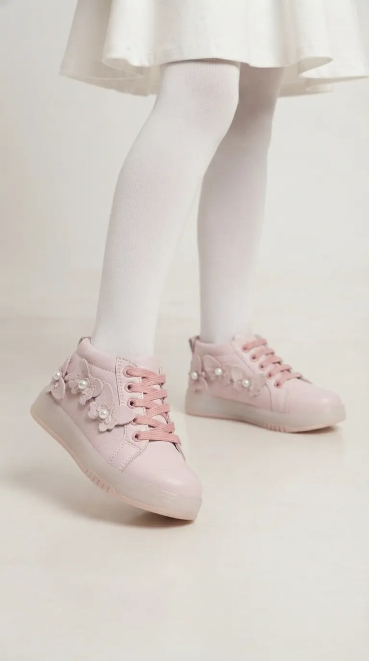 Girls Pink Casual Long Shoes KD8288