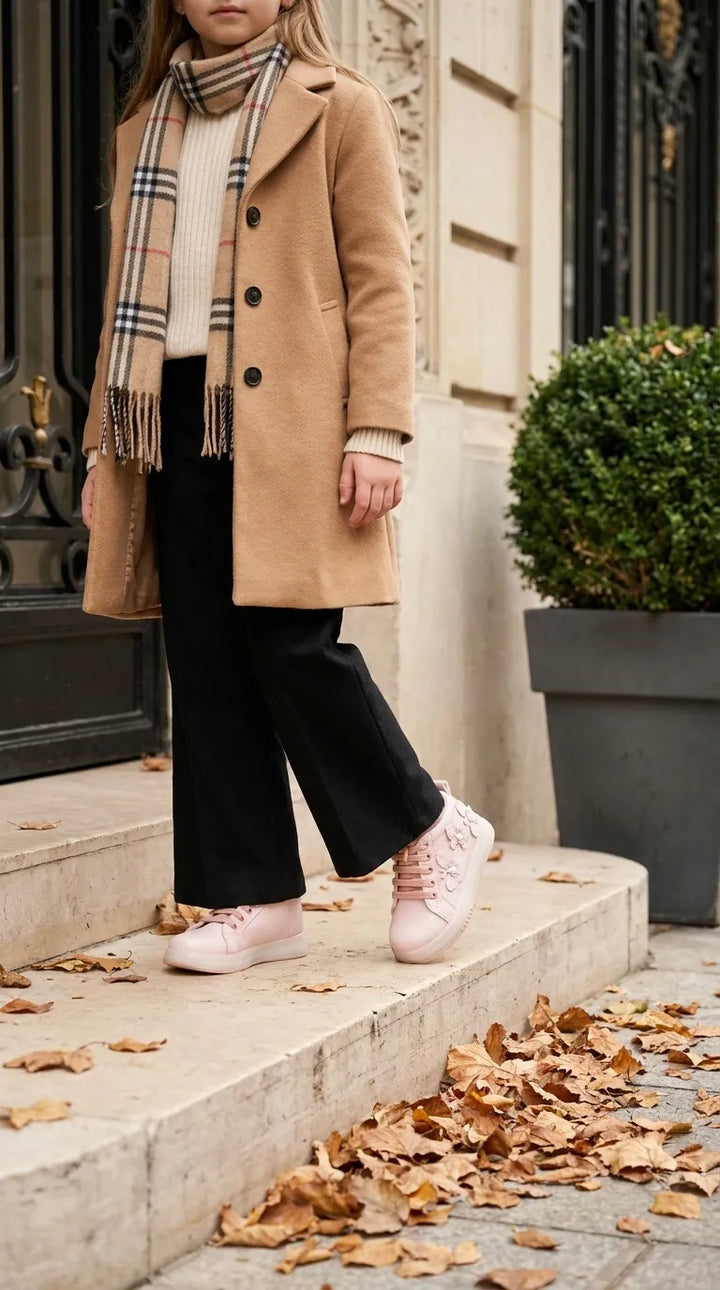 Girls Pink Casual Long Shoes KD8288