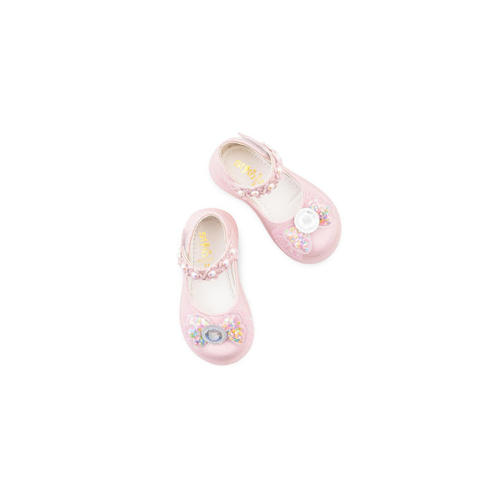 Girls Pink Formal Pumps KD8289