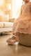 Girls Peach Formal Pumps KD8290