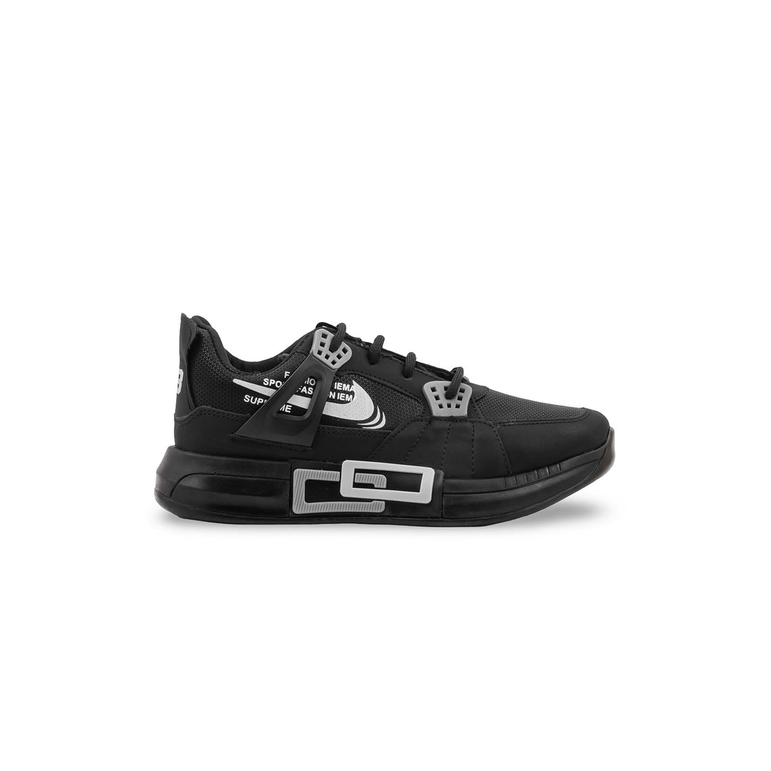 Boys Black Casual Jogger KD8308