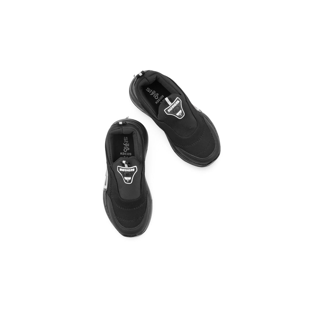 Boys Black Casual Jogger KD8309