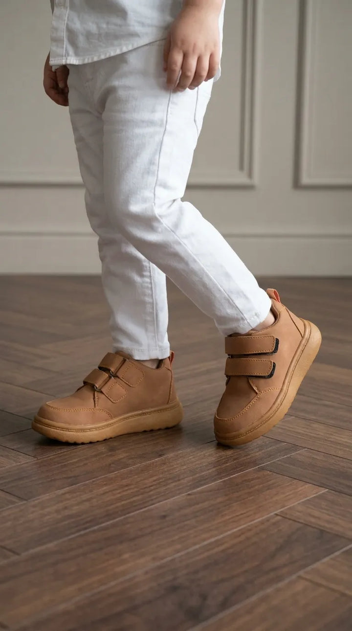 Boys Brown Casual Jogger KD8316