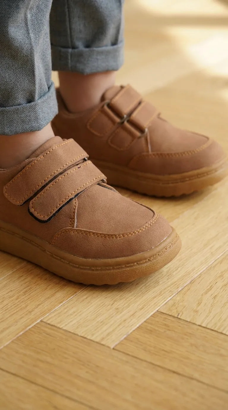 Boys Brown Casual Jogger KD8316