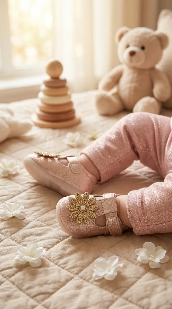 Girls Golden Casual Booties KD8325