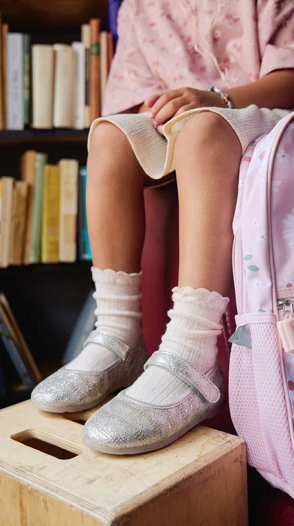 Babies Silver Casual Booties KD8326