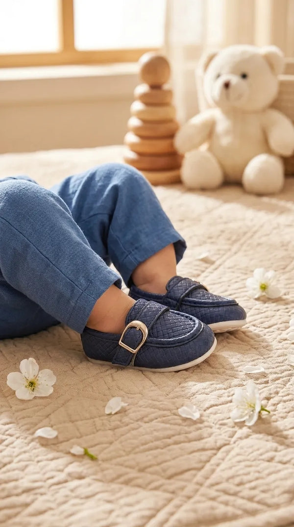 Boys Navy Casual Booties KD8328