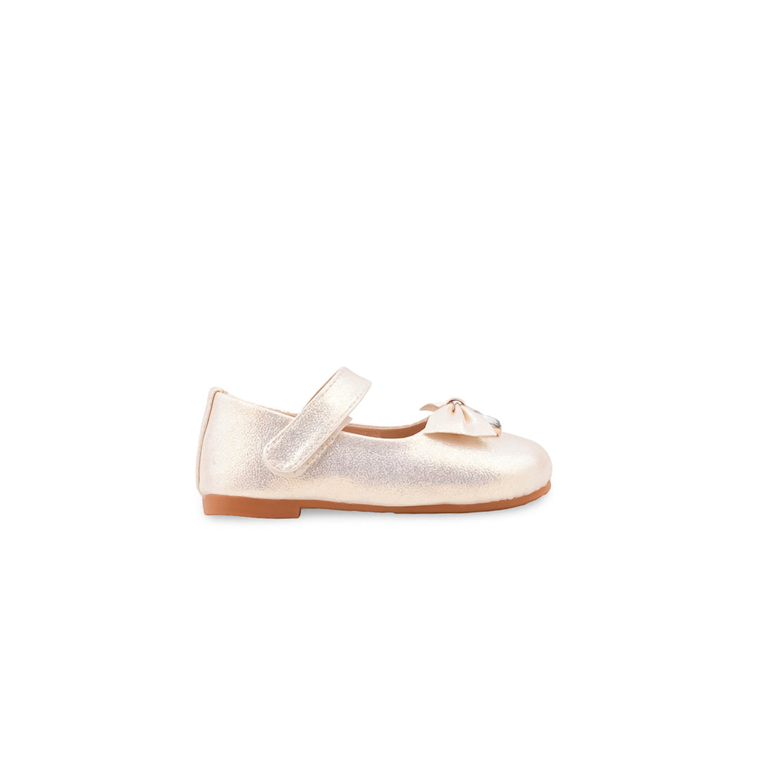Girls Golden Fancy Pumps KD8343