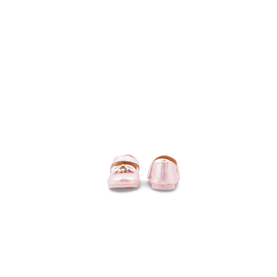 Girls Pink Fancy Pumps KD8343