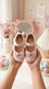 Girls Pink Fancy Pumps KD8343