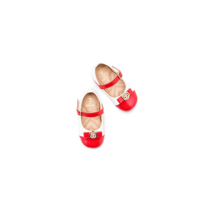 Girls Red Formal Pumps KD8345