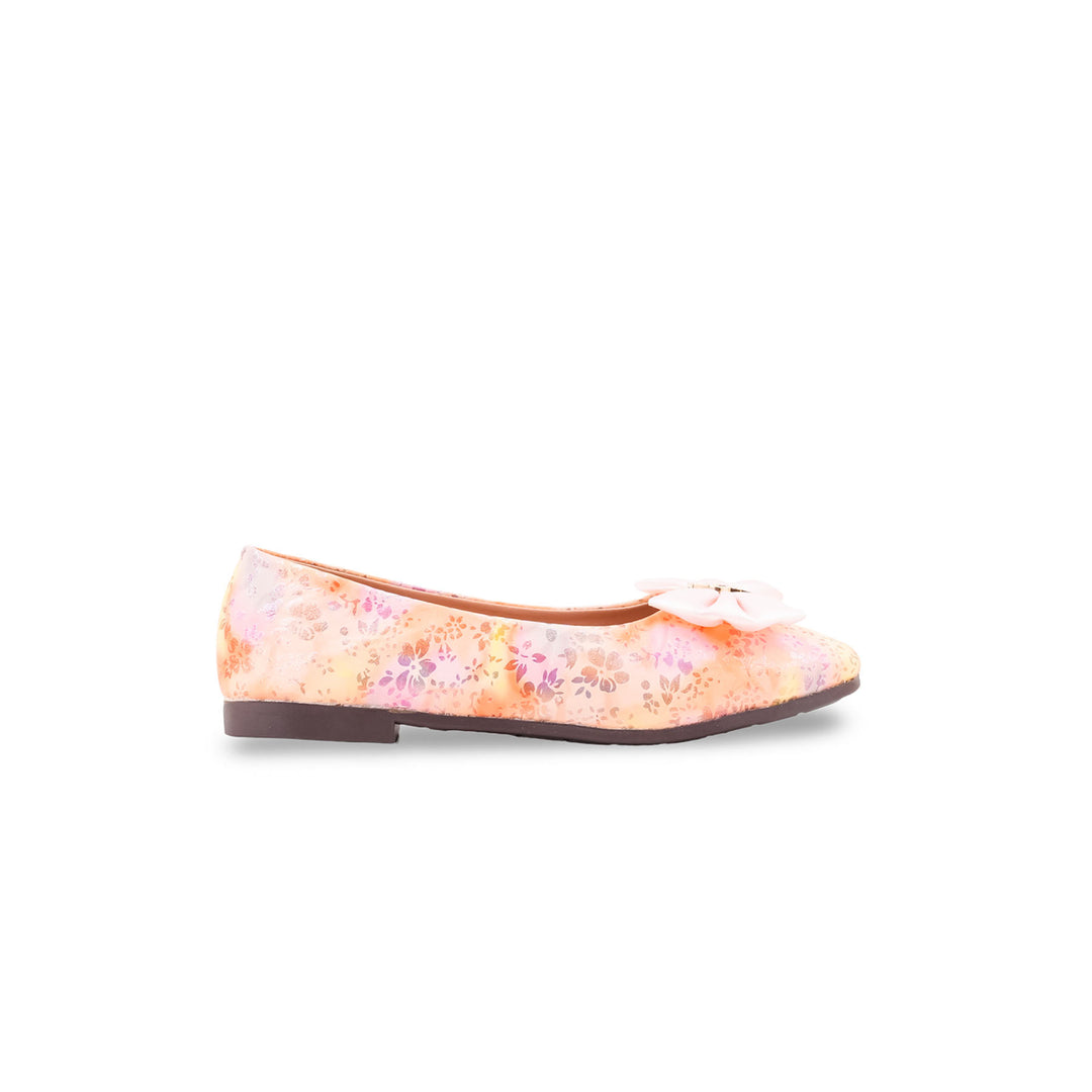 Girls Pink Formal Pumps KD8358