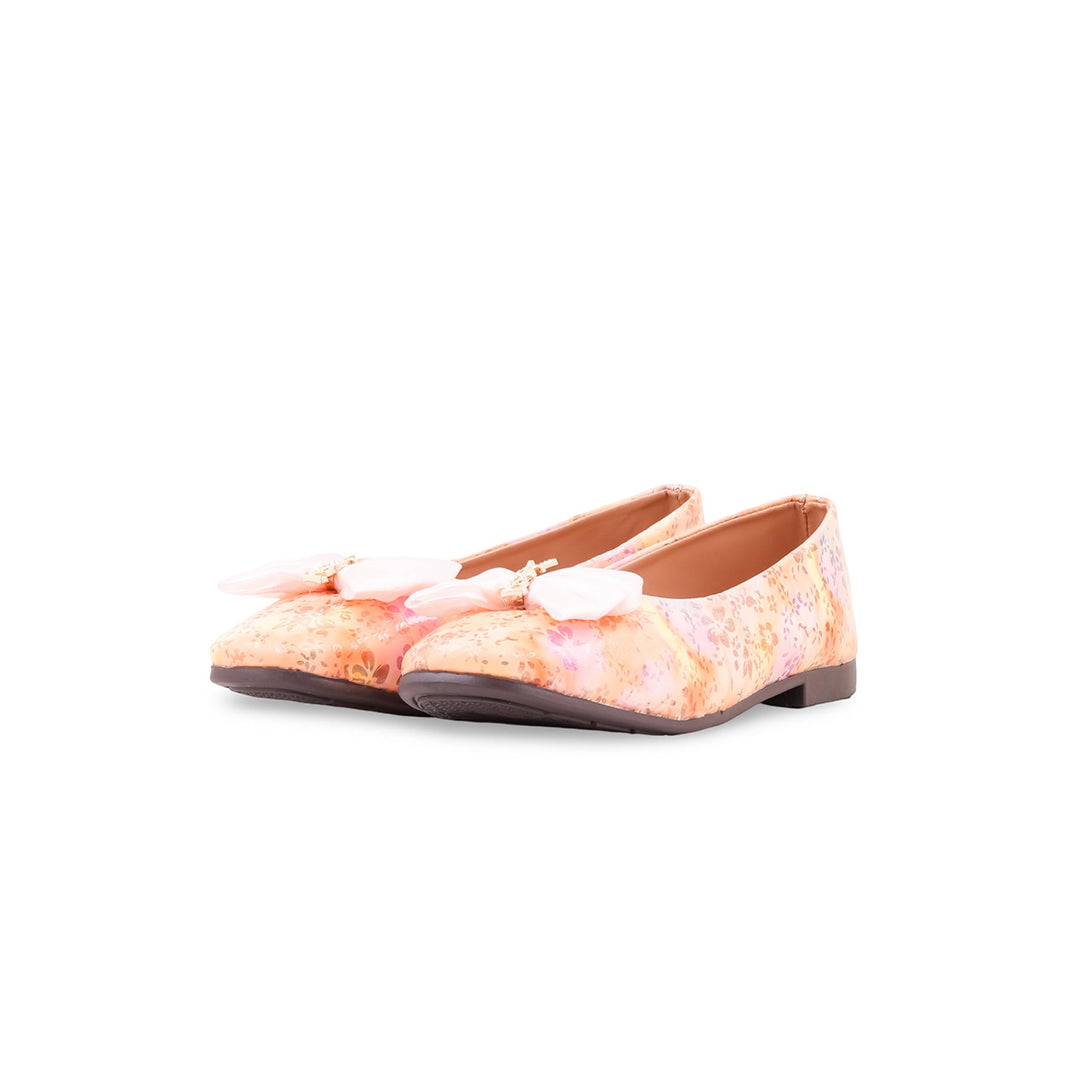 Girls Pink Formal Pumps KD8358
