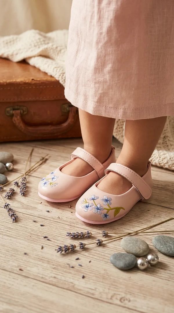 Girls Pink Casual Pumps KD8368