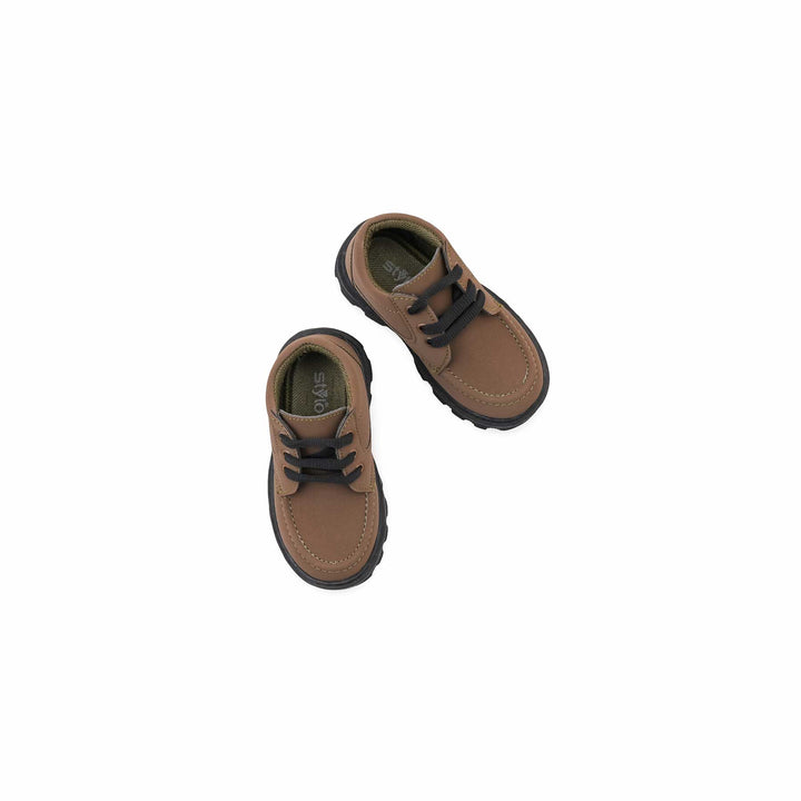 Boys Olive Formal Long Shoes KD8417