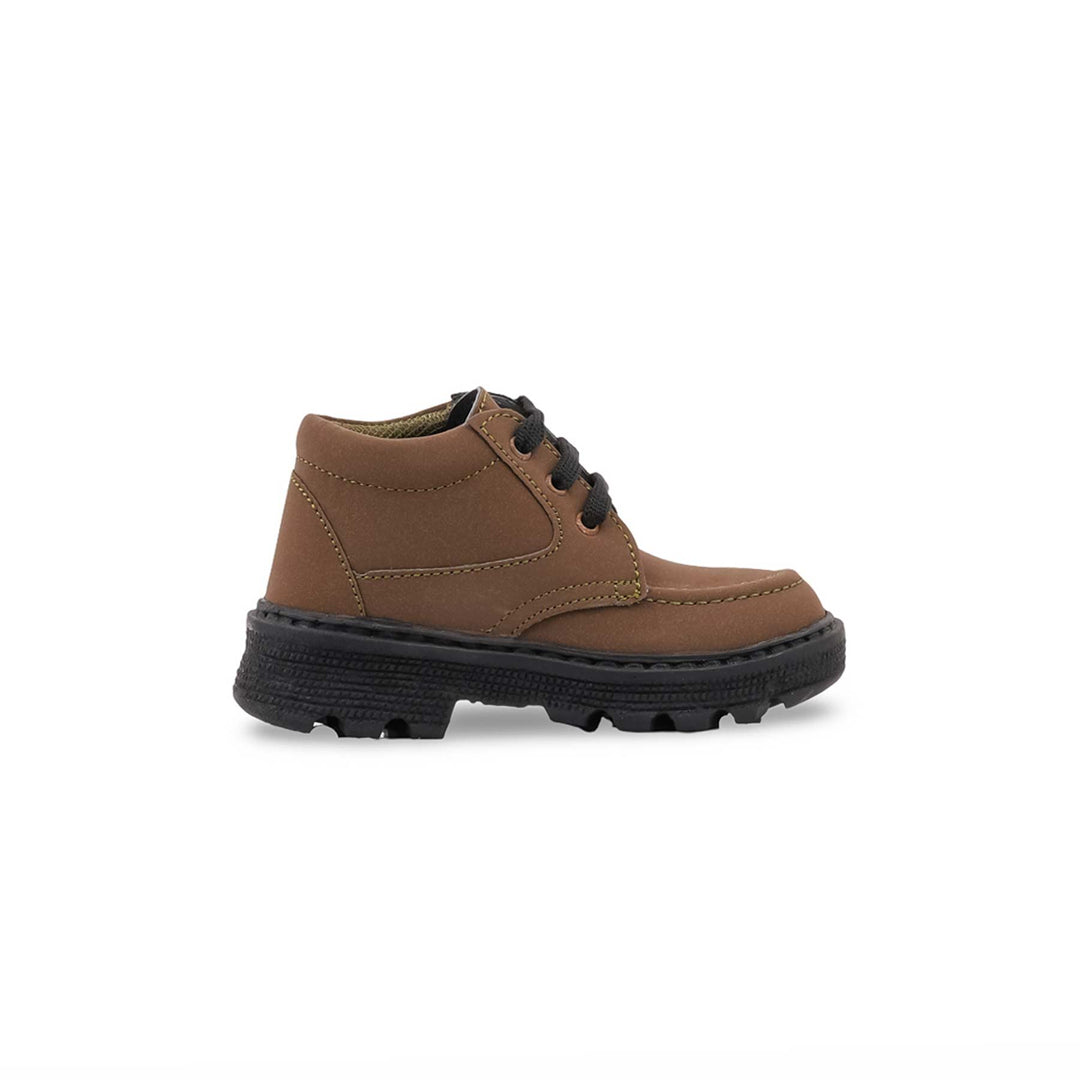 Boys Olive Formal Long Shoes KD8417