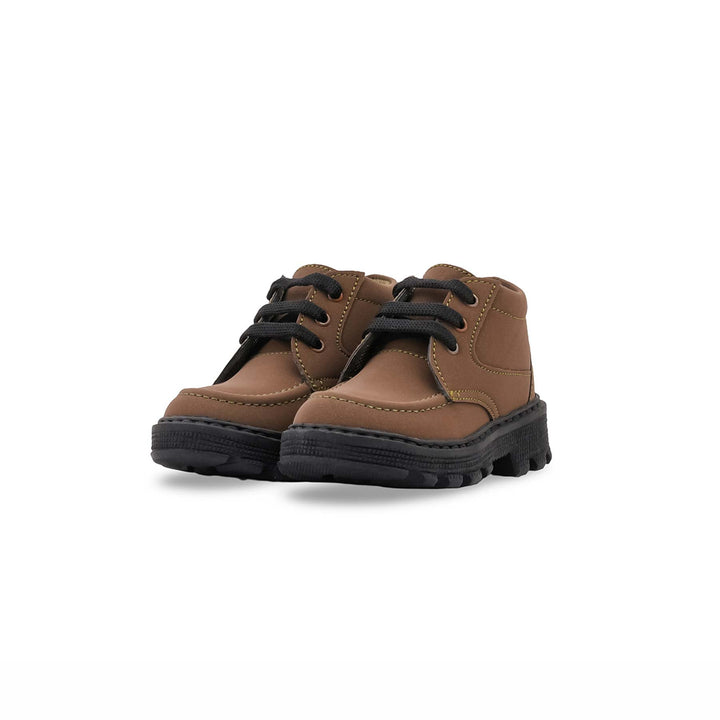 Boys Olive Formal Long Shoes KD8417