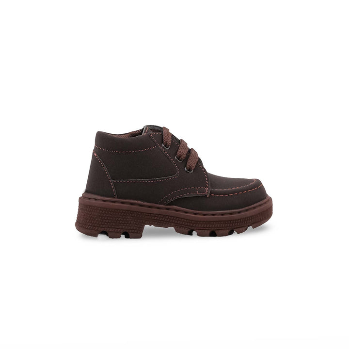 Boys Coffee Formal Long Shoes KD8417